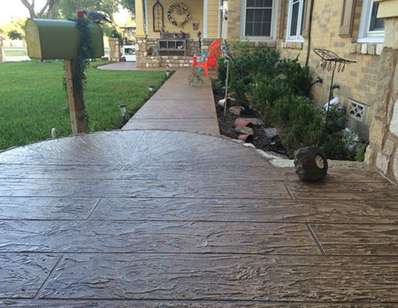 wood look concrete