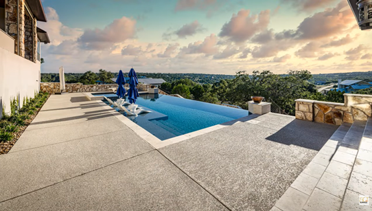 Pool deck resurfacing Canyon Lake Texas