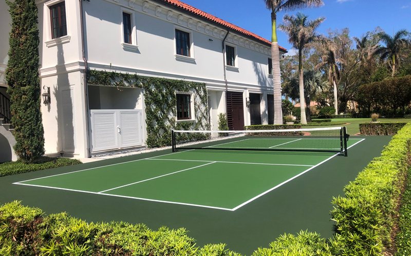 residential pickleball court San Antonio