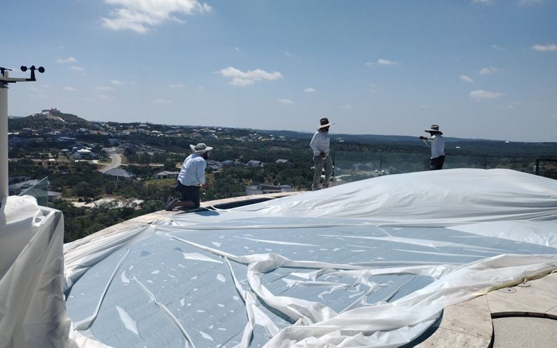 pool deck restoration crew windy hilltop sundek san antonio