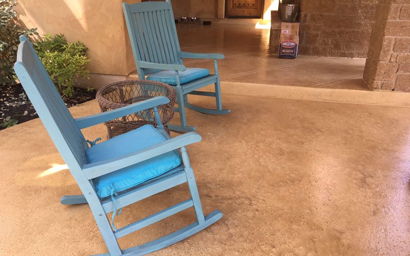 concrete patio staining Boerne